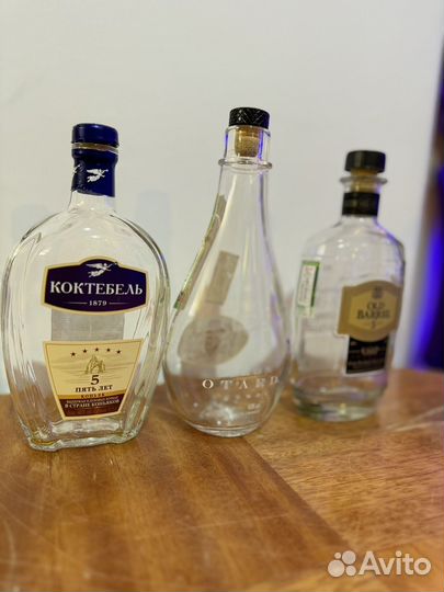 Бутылка стеклянная