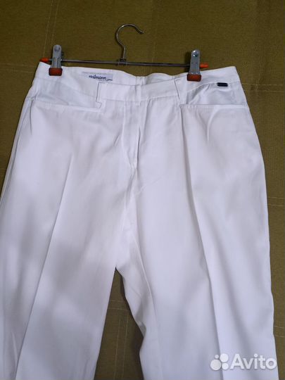 Брюки белые женские 44,блуза белая