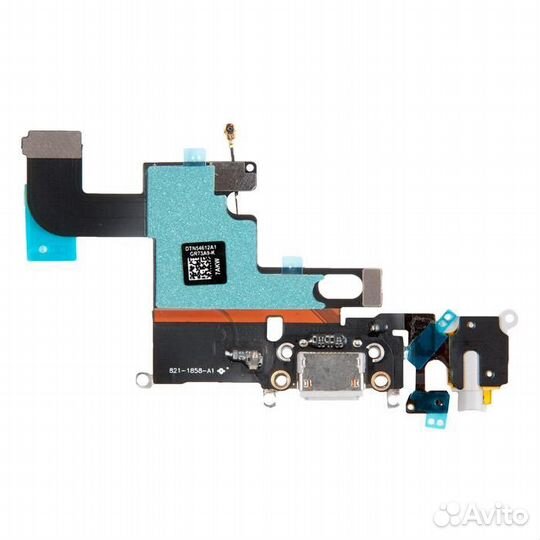 Шлейф с разъёмом зарядки, гарнитуры и антенной для