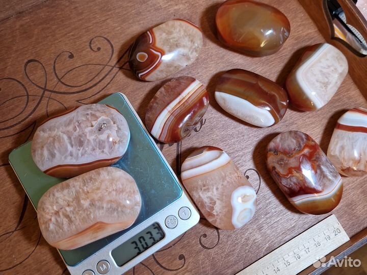 Сердолик, сардоникс, сердоликовый агат 72-73 мм