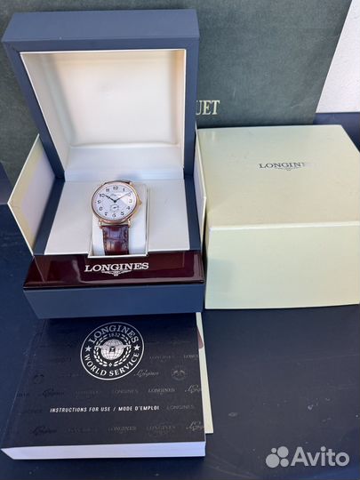 Золотые часы Longines Heritage Classic 39мм 18к