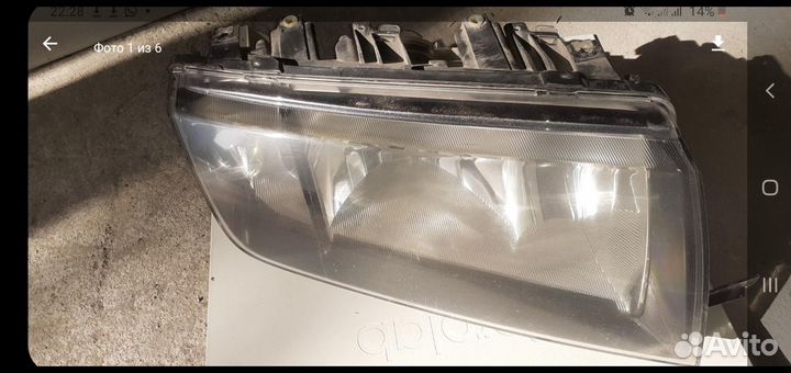 Фара Skoda Fabia-1 (правая с корректором)