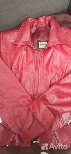 Куртка кожаная женская 46 48