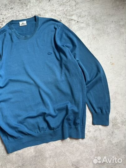 Винтажный свитер пуловер lacoste