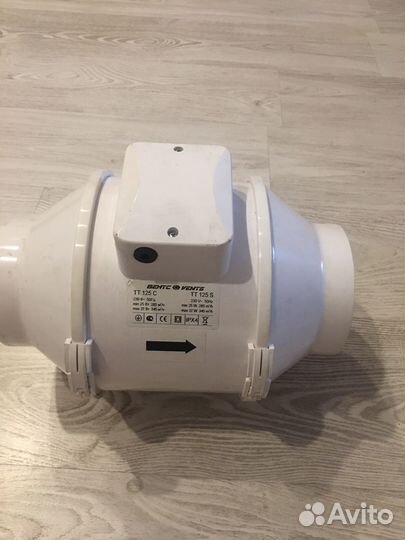 Вентилятор вытяжной канальный 125 с