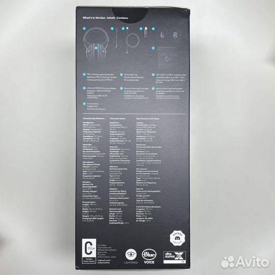 Наушники Logitech G Pro X беспроводные