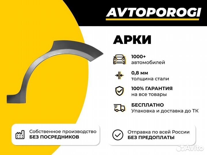 Ремонтная арка Toyota Land Cruiser Prado 90 5 дв