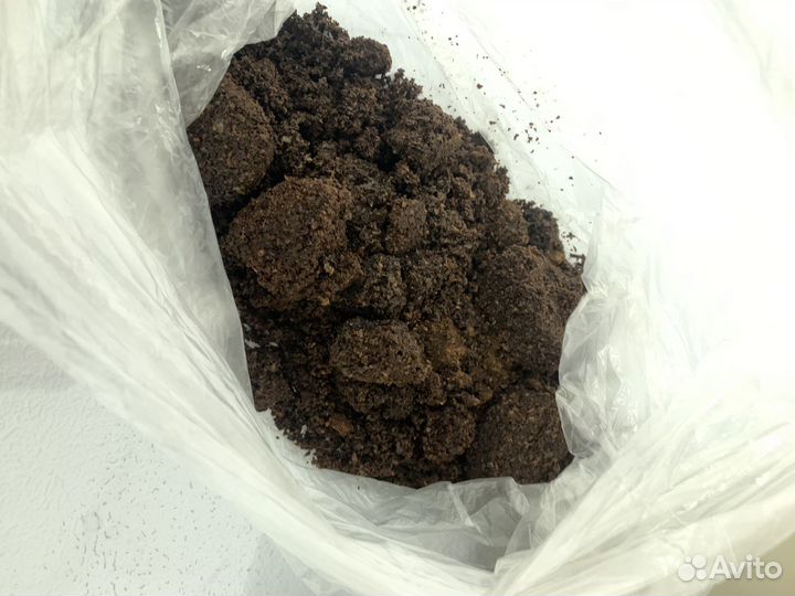 Кофейный жмых, гуща для скраба