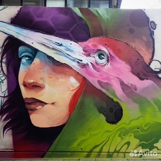Художественная роспись стен (граффити, стрит арт)