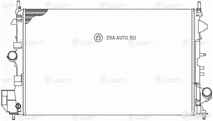 Luzar LRC 2114 Радиатор охл. opel vectra C (02) 1