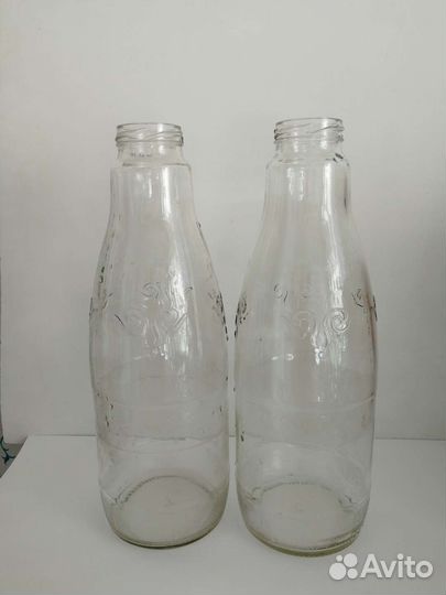 Бутылка стеклянная 1л для сока, вина, настойки