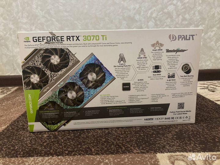 Видеокарта RTX 3070ti