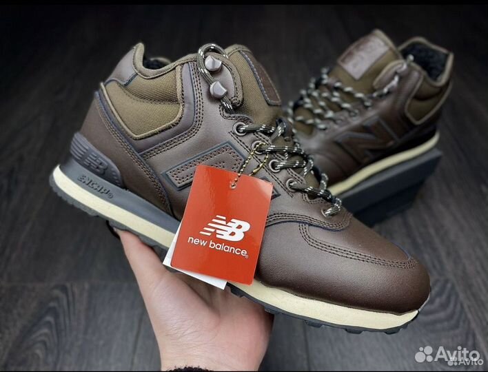 New balance 574 кроссовки зимние