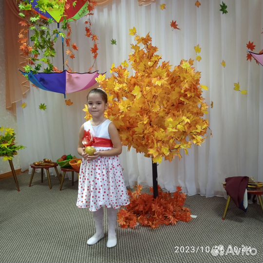 Детское нарядное платье 110