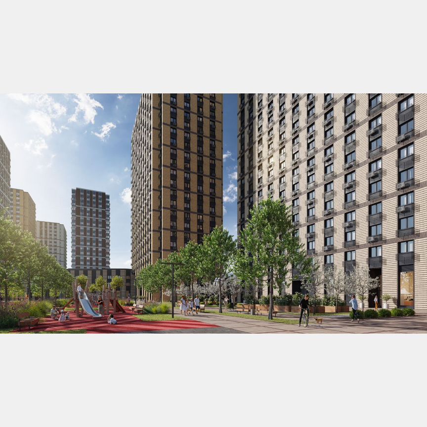 Квартира-студия, 25,4 м², 22/23 эт.