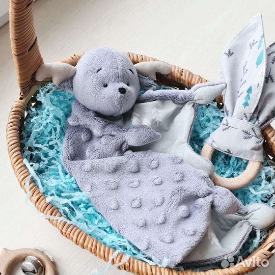 Игрушка комфортер зайка олененок дино лисичка