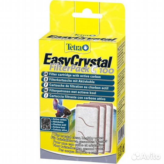 Tetra tec EasyCrystal C 100 Губка с акт. углем