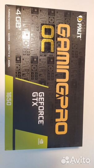 Видеокарта Palit GeForce GTX 1650 GP OC 4 Gb