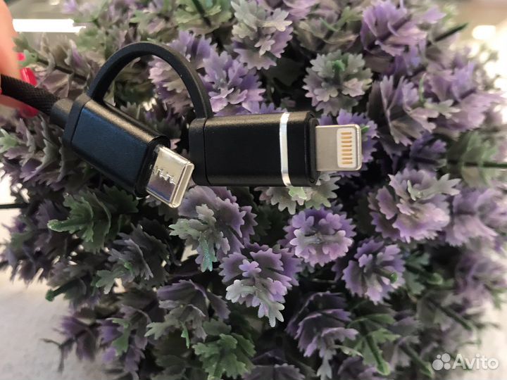 Кабель OTG Lightning + type-c