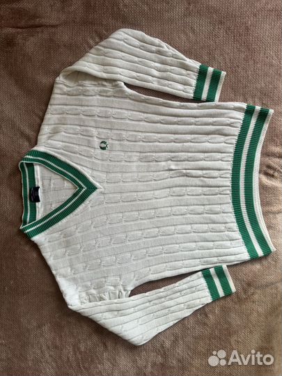 Джемпер с v образным вырезом Fred perry винтаж