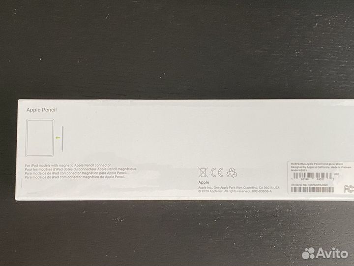 Стилус Apple Pencil 2nd generation