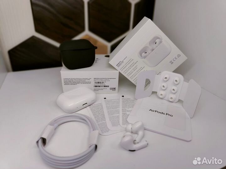 Apple AirPods pro 2 lightning 1:1 шумоподавление