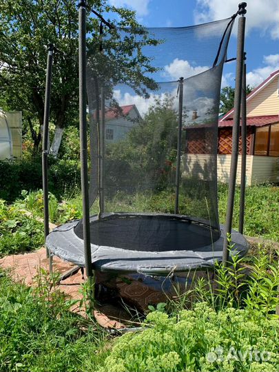 Батут для дачи с сеткой