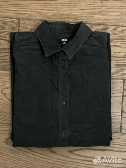 Замшевое платье-рубашка Uniqlo размер S