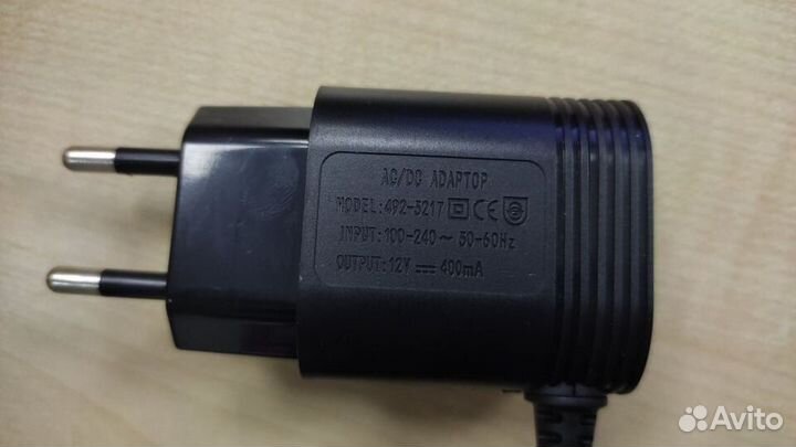 Блок питания для бритвы Phillips, Braun 12V 400 mA