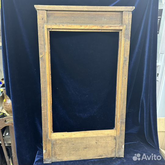 Старинная Рама для зеркала Резное деревянное Быт