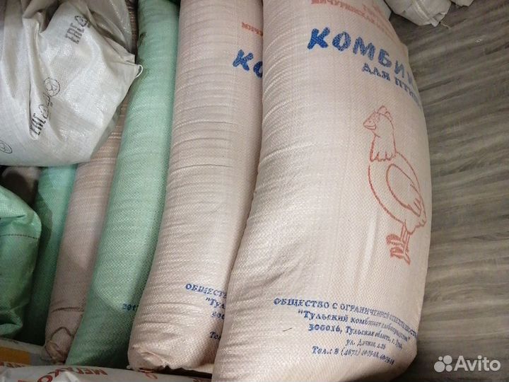 Зерно, гранулы, комбикорма