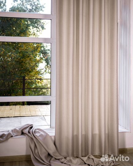 Шторы турецкая рогожка Орфей