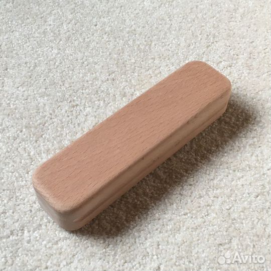 Колодка для вто двусторонний утюжок (бук) с желобк