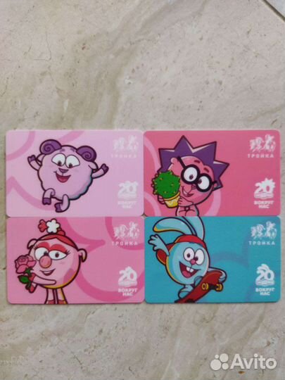 Карта тройка смешарики