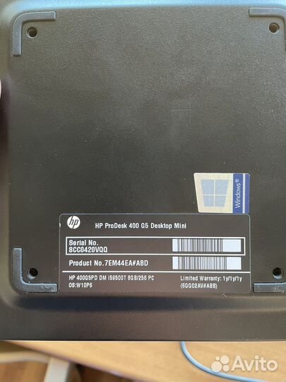 Hp prodesk 400 g5 mini