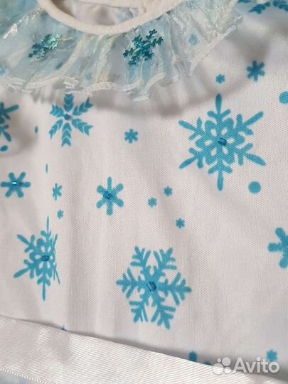 Новогодний костюм снежинки для девочки 2 лет