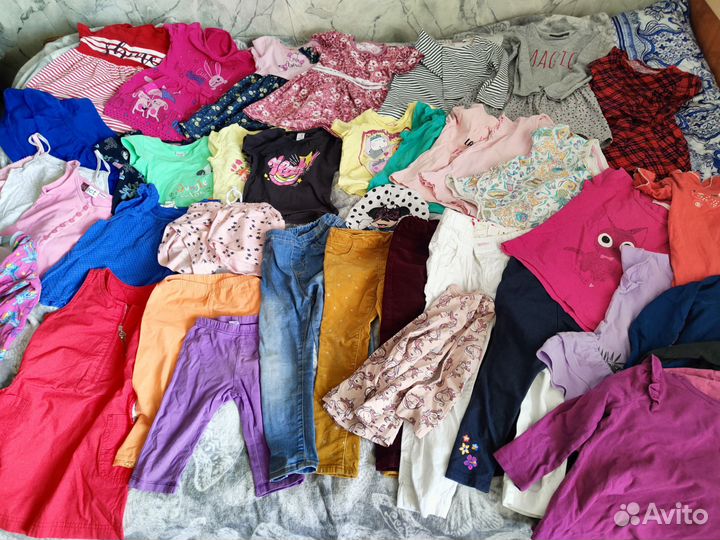 Вещи на девочку 98 - 104 р-р пакетом
