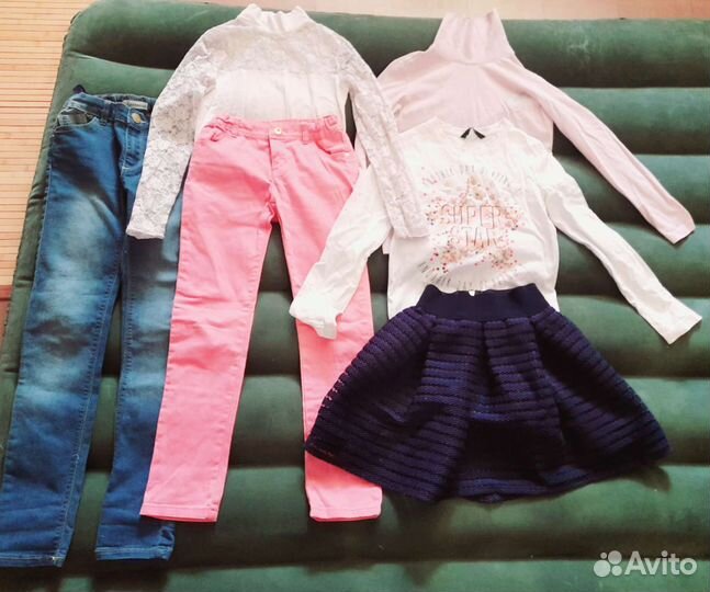 Вещи пакетом на девочку 9-10 лет