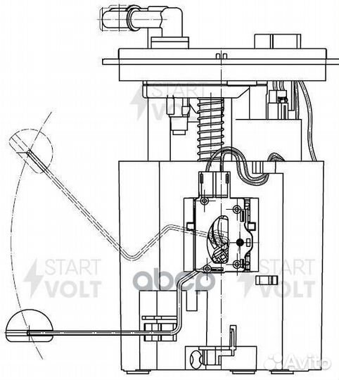 Модуль топливного насоса для а/м Subaru Impreza