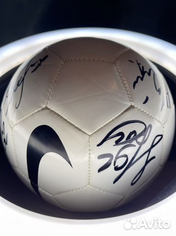 Мяч Nike с автографами фк Спартак