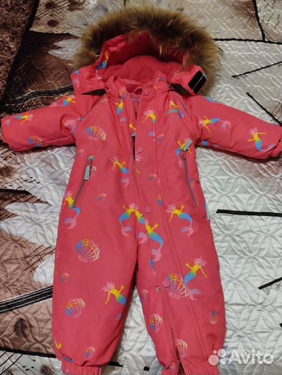 Зимний комбинезон 80 размера для девочки