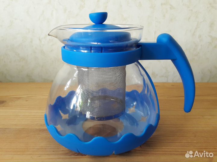 Чайник заварочный с фильтром 700 мл новый