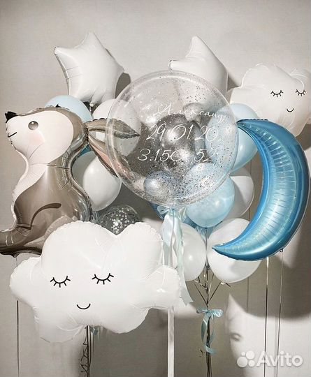 Гелиевые шары на выписку