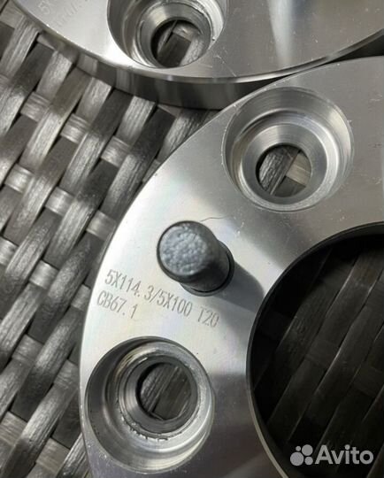 Проставки колесные AJS 5х114.3х 5х100 20mm цо67.1