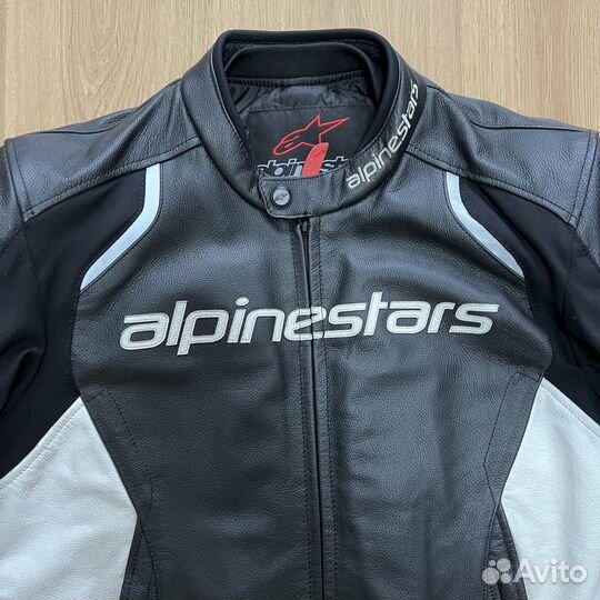 Мотокуртка кожаная Alpinestars Devon, размер 50-52