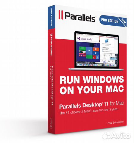 Parallels Desktop Pro Edition на год