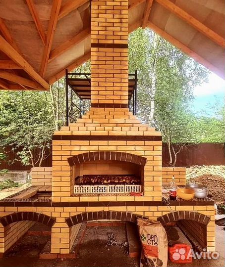 Печник Кладка печей Каминов Барбекю Мангалов