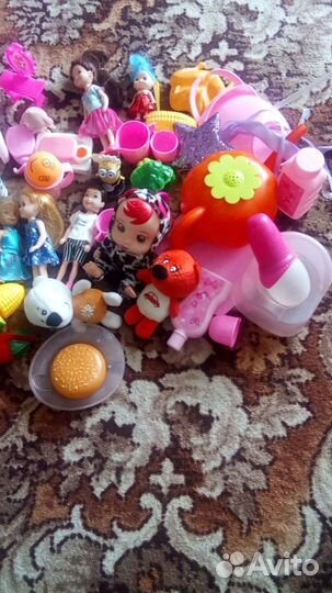 Детские игрушки пакетом для девочки