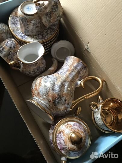 Сервис чайный фарфор на 6 персон. Доставка