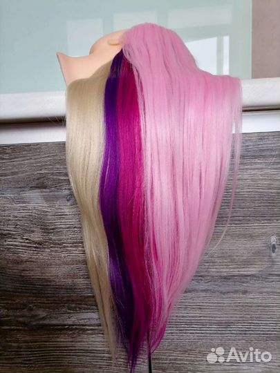 Голова-манекен с искусственными волосами